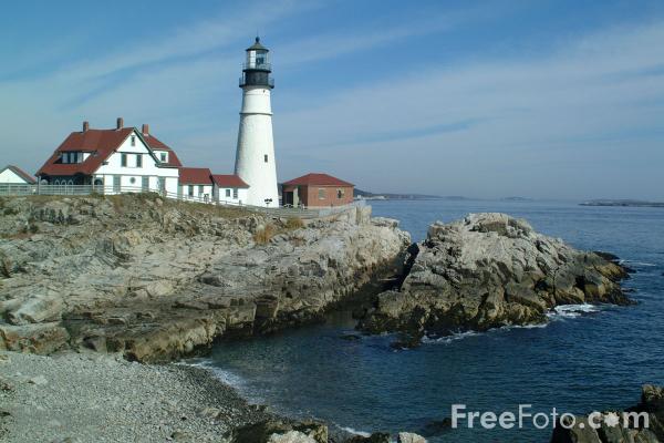 Portland Head Lighthouse Maine Pictures Use Image By