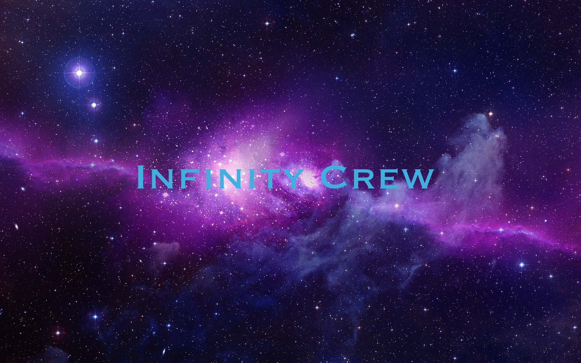 Infinity Sign Galaxy Background Symbol