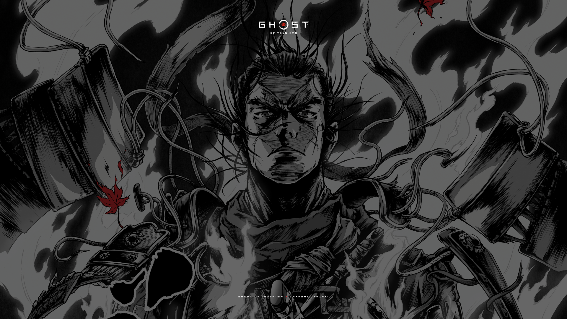 Ghost Of Tsushima 4k Art Wallpaper