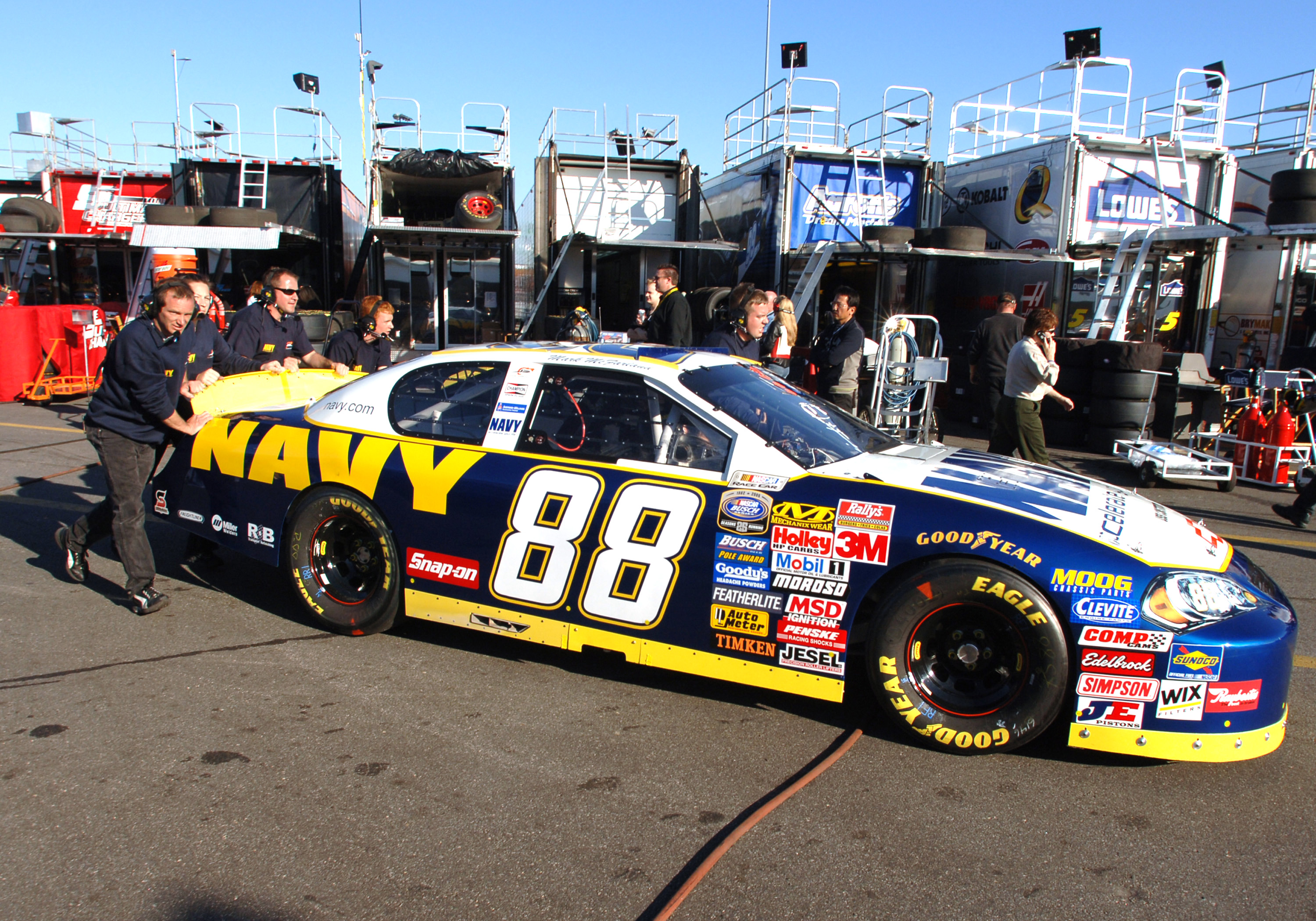 To Pit Row Before Practice At The Daytona International Sdway Jpg