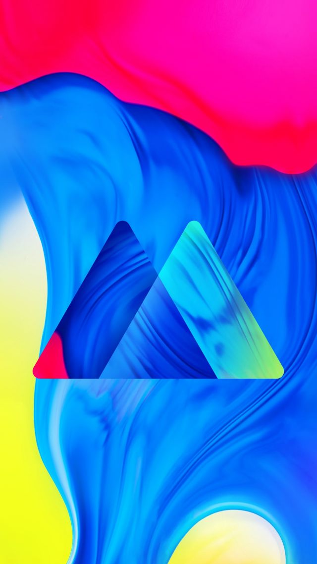Wallpaper Samsung Galaxy M10 Abstract Colorful HD Os