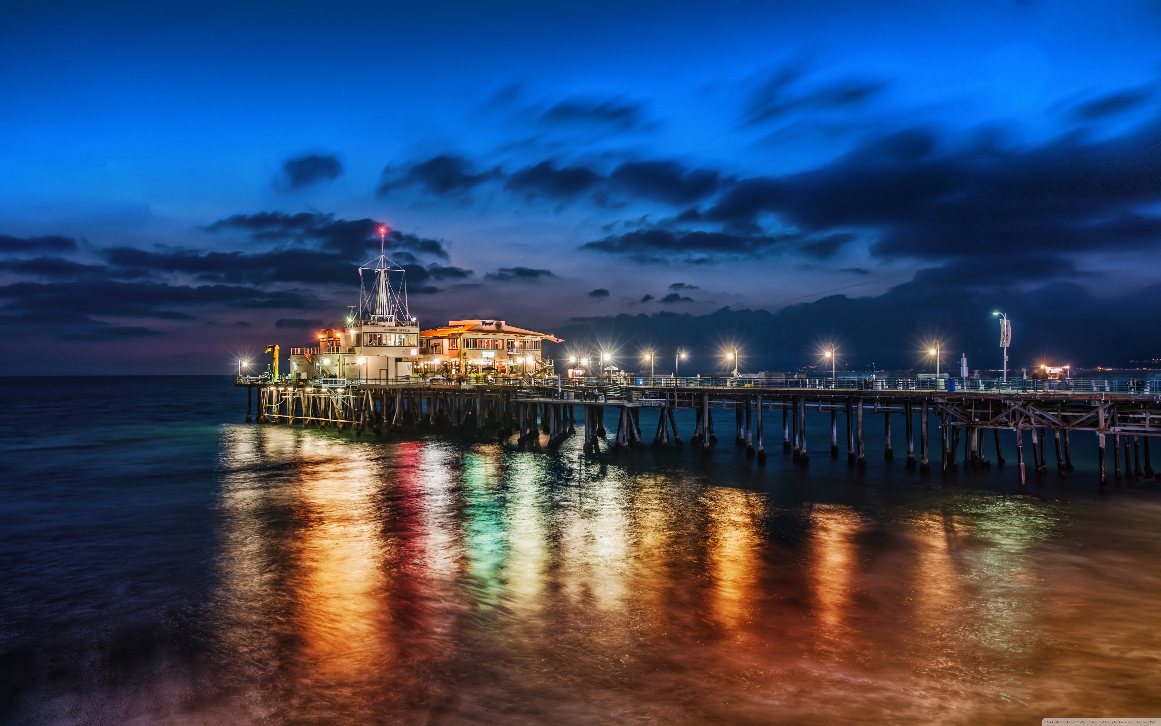 The Pier In Santa Monica 4k HD Desktop Wallpaper For Ultra