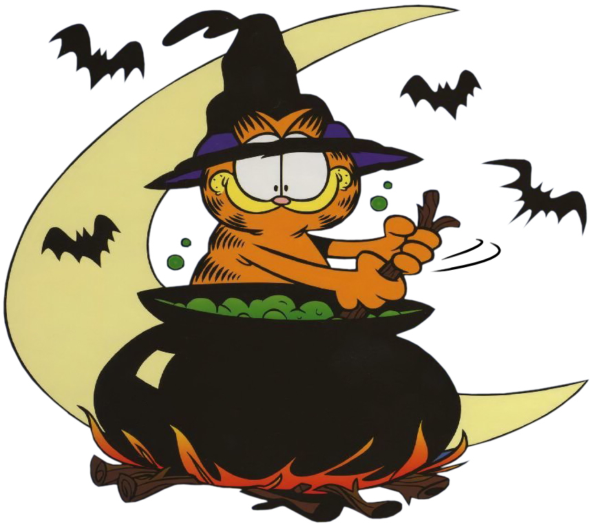 Halloween Garfield Cartoon Character Clipart Picture Image I