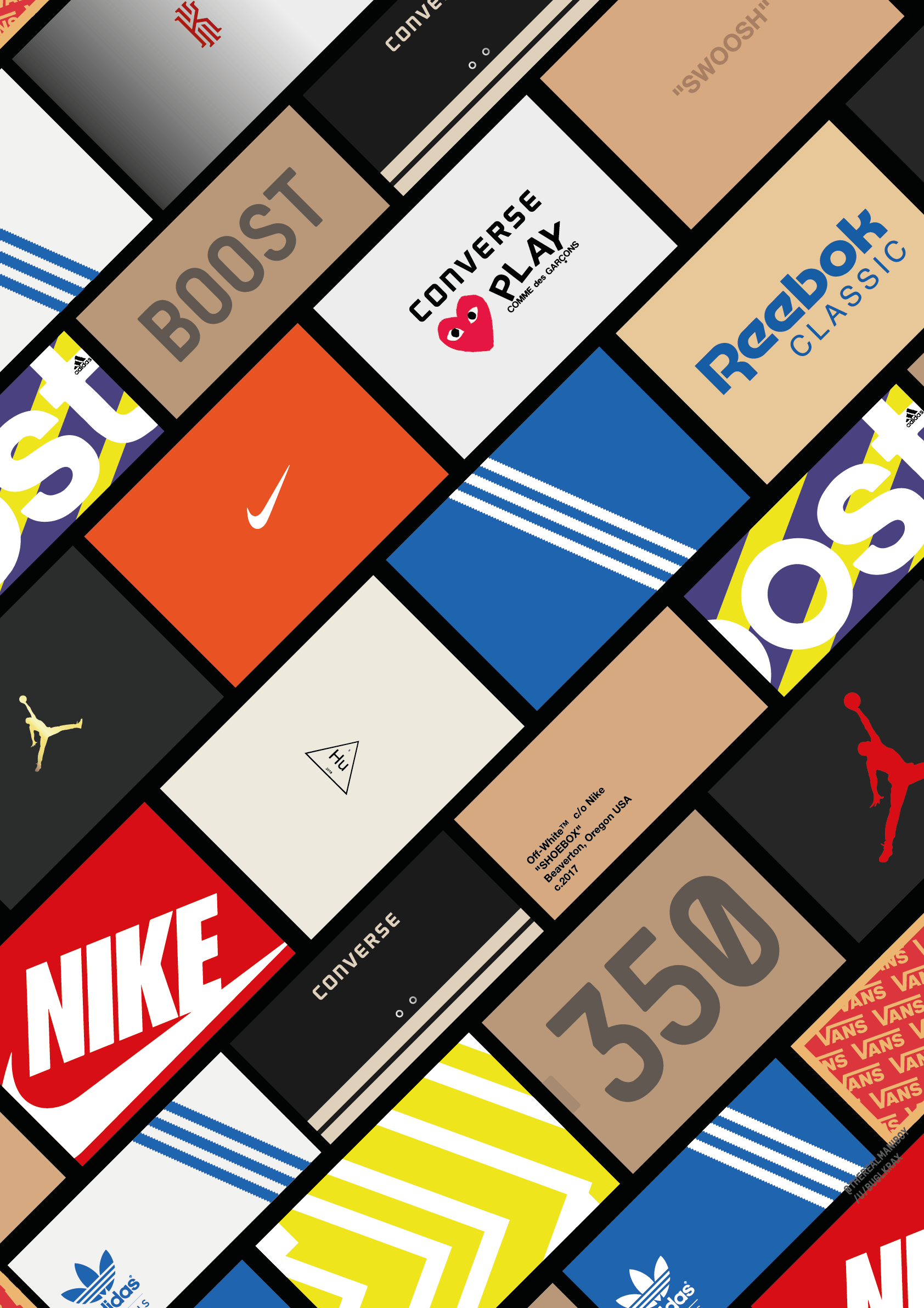 Sneaker Collage Wallpapers on