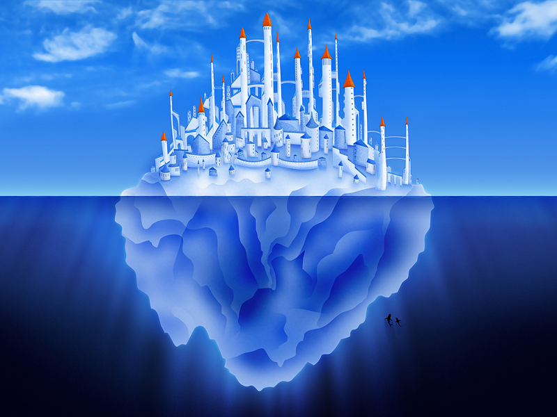 Iceberg Desktop Wallpaper Vladstudio