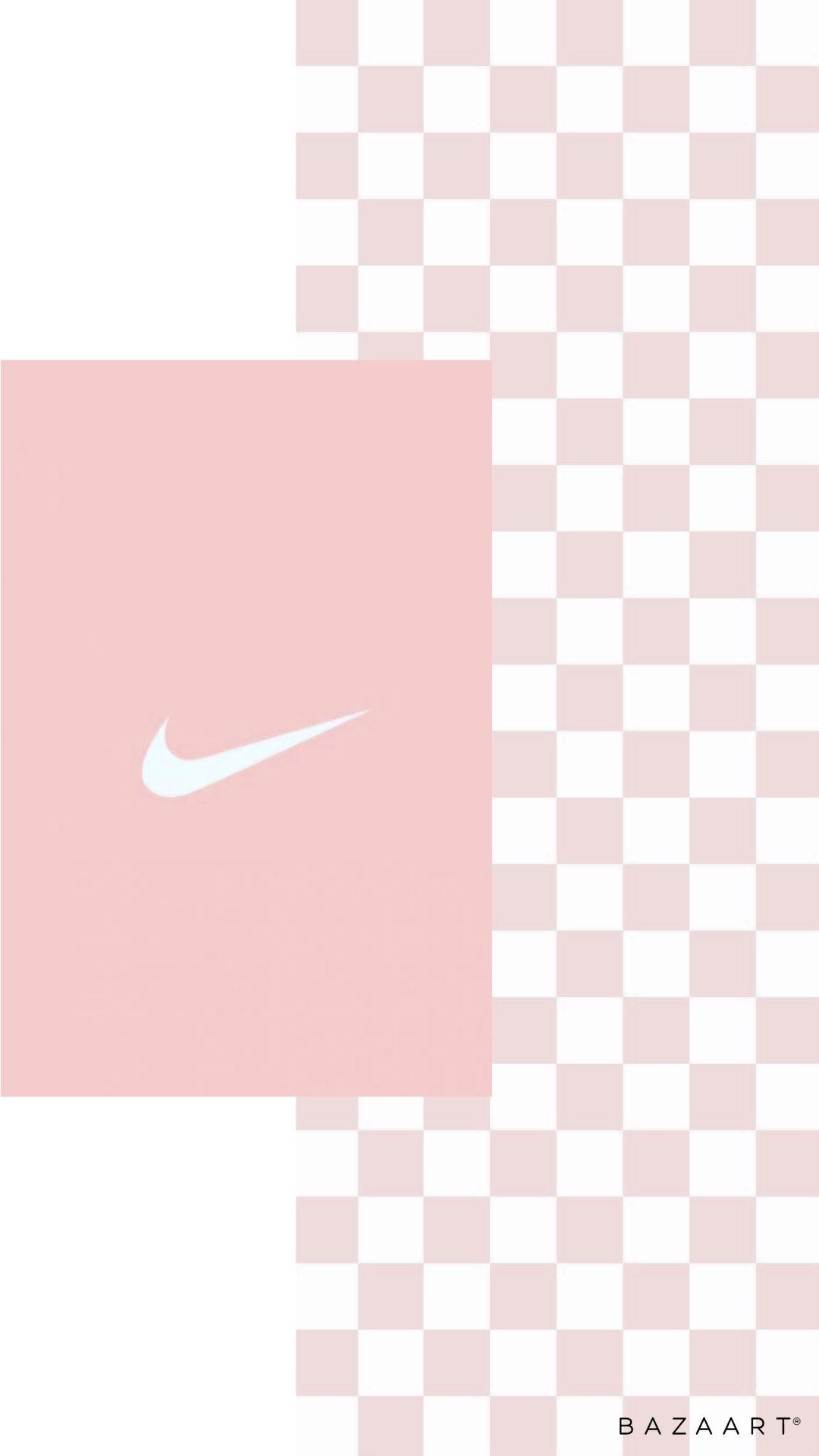 Pink Wallpaper Nike Simple iPhone