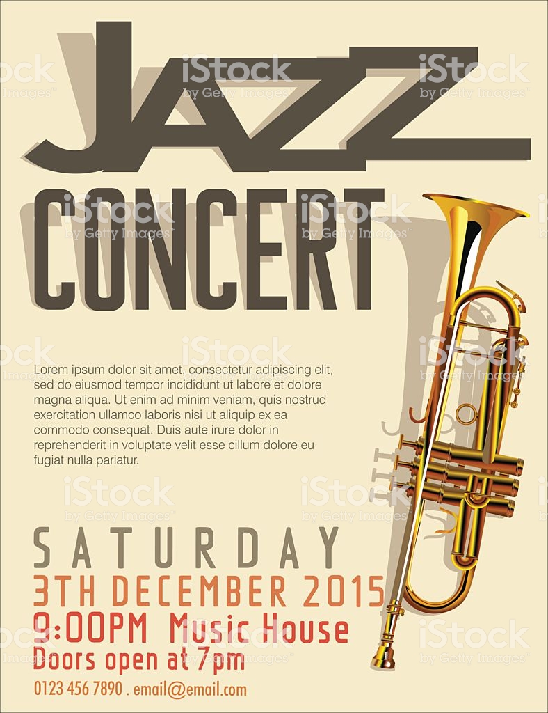 Jazz Concert Background Stock Illustration Image Now