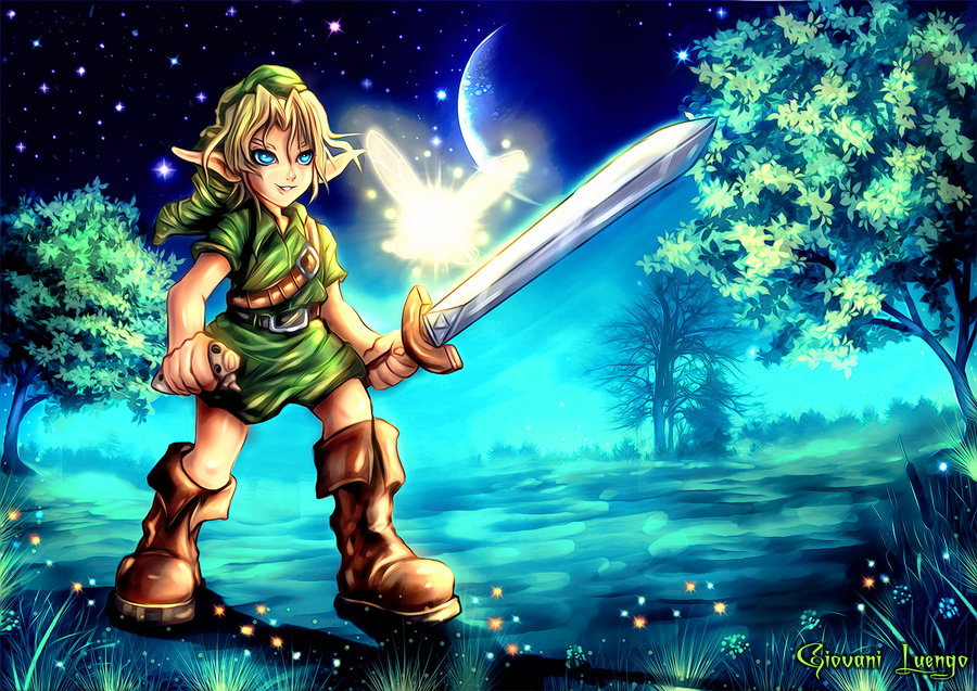 Zelda Link Ocarina Of The Time By Uryenn GamesHD