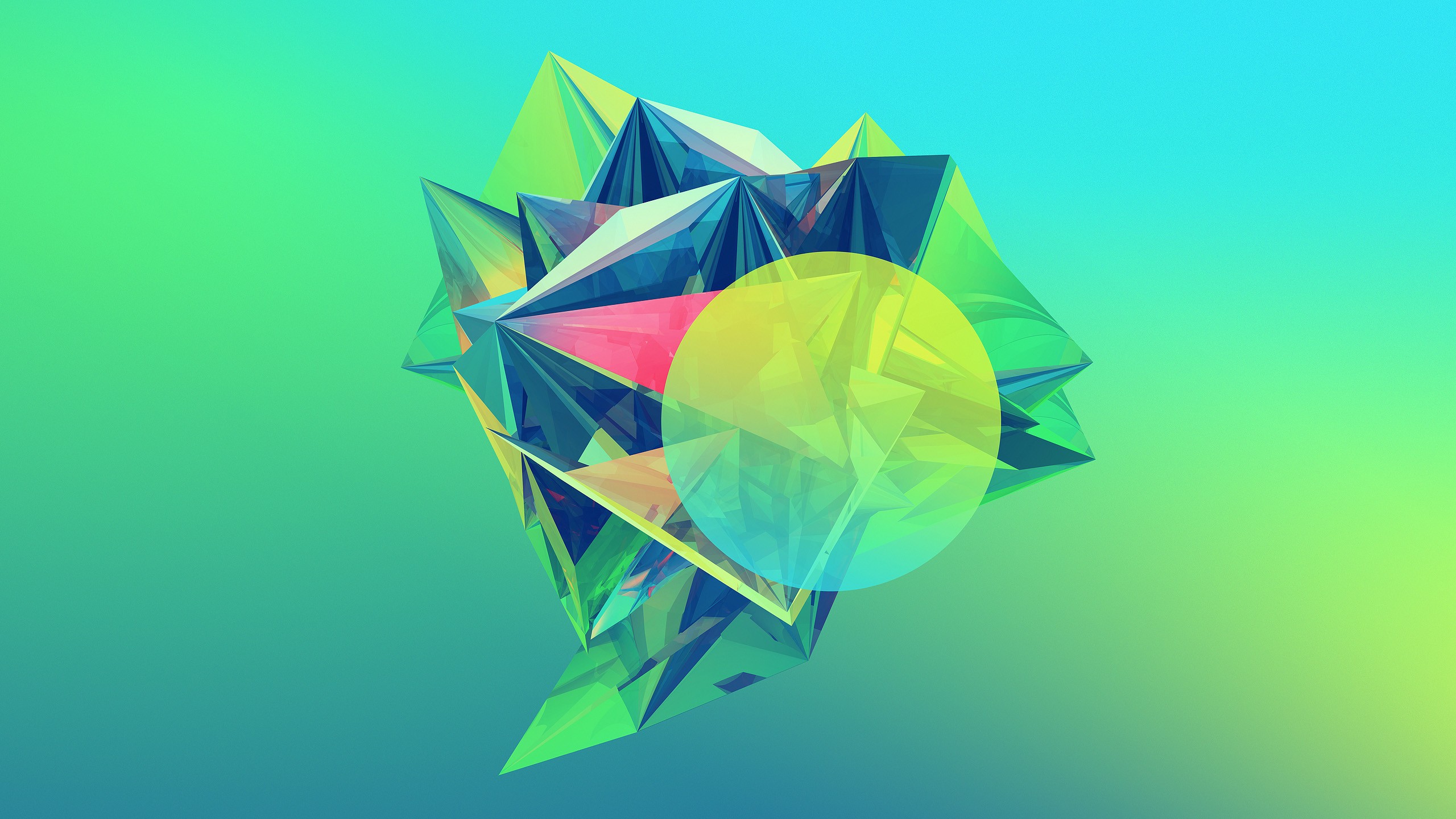 Crystalline Geometry HD Wallpaper