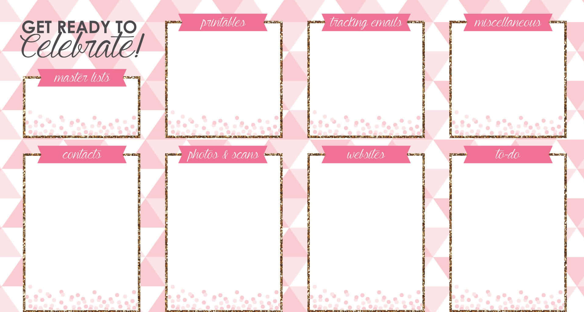 Cute Desktop Organizer Wallpaper