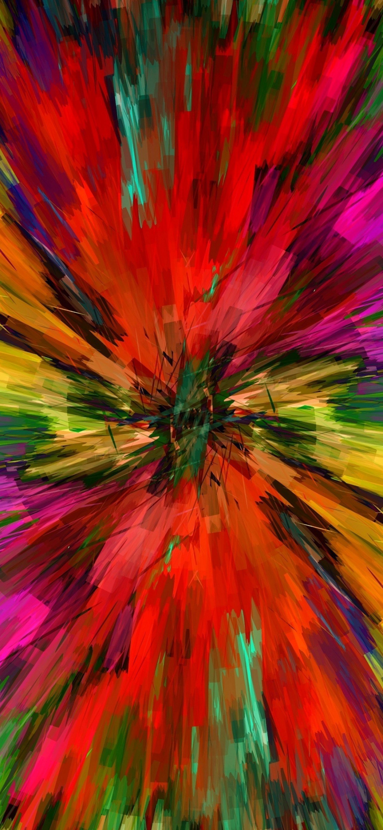 Color Explosion Colorful Abstraction