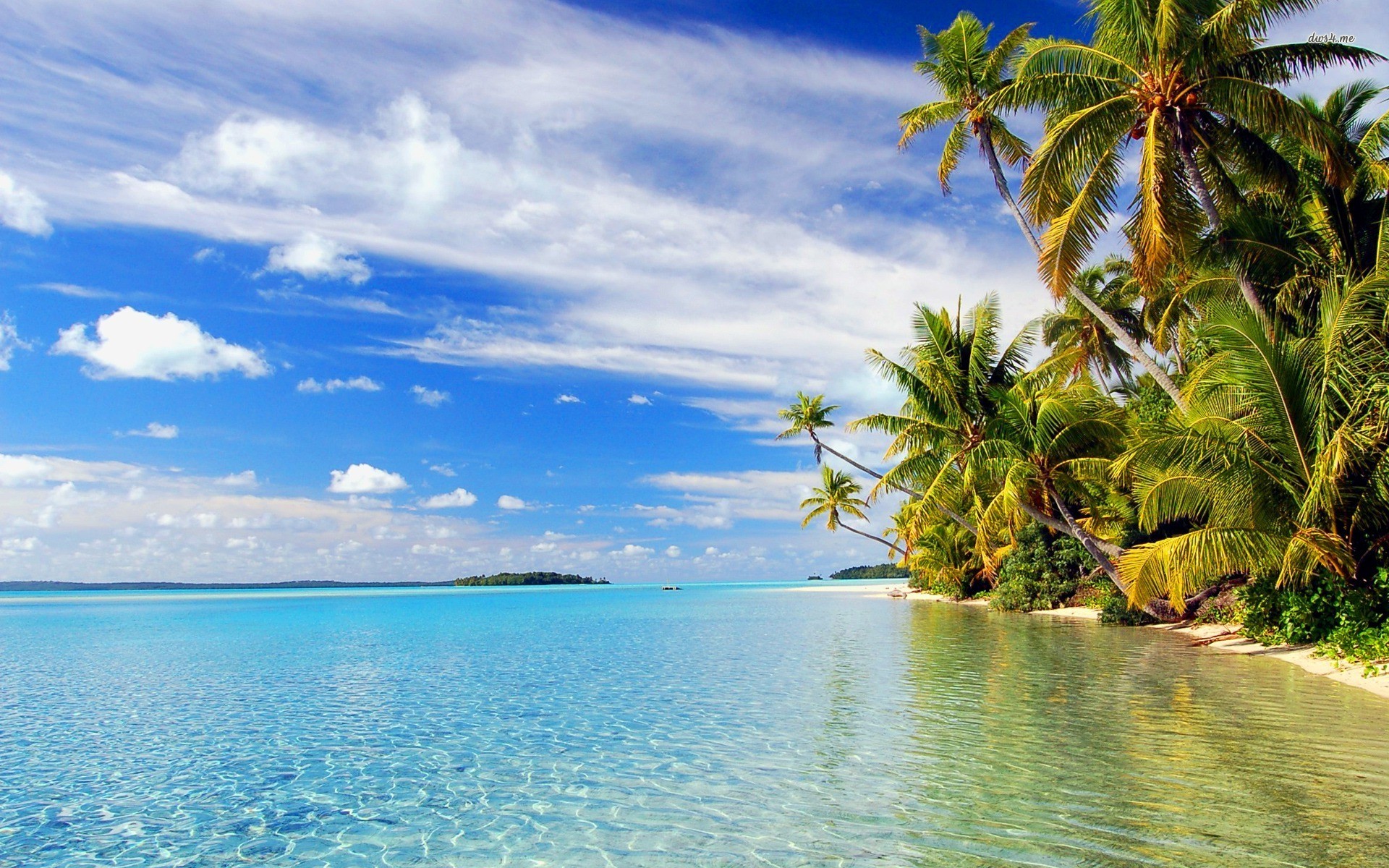 Lagoon Cook Islands Desktop Background For HD