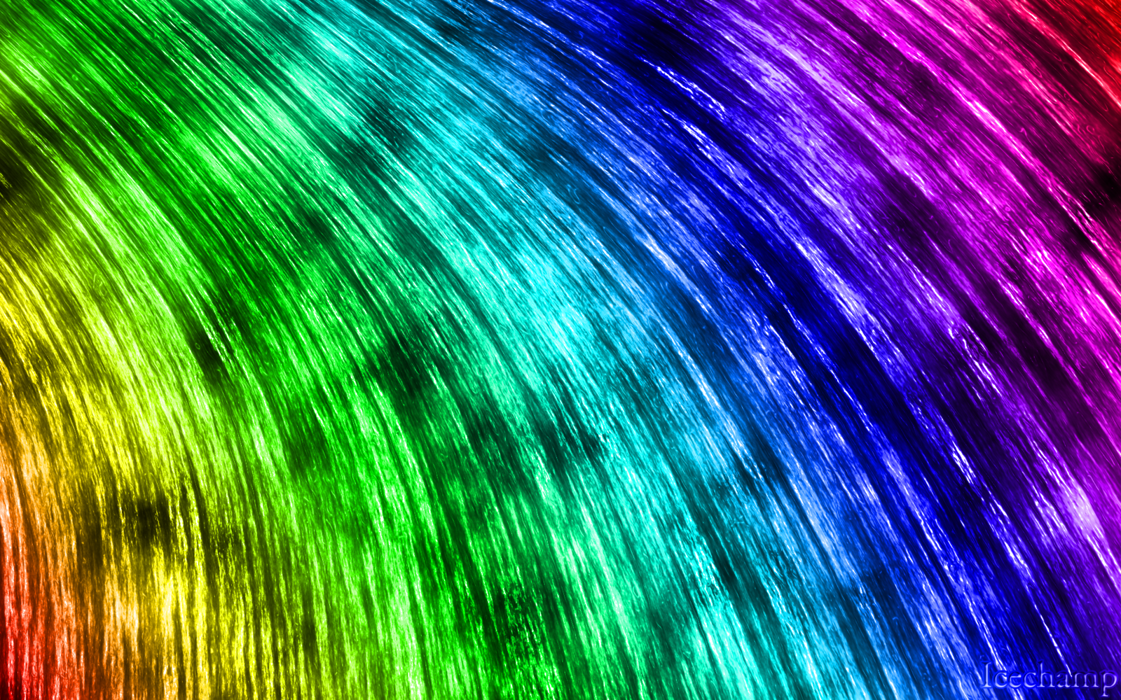 Abstract Rainbow Wallpaper by Icechamp on