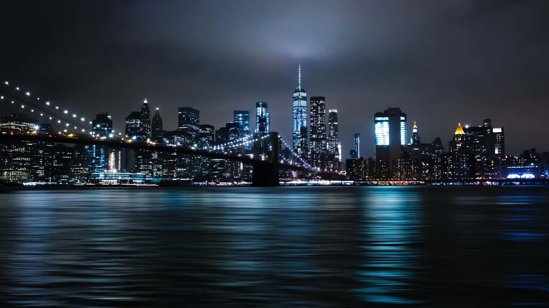 New York City At Night Pictures Wallpaper