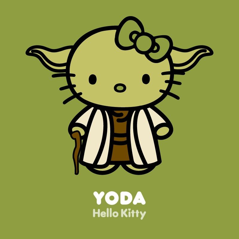 Hello Kitty Star Wars Art Characters