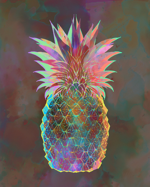 Pineapple Express iPhone Wallpaper Art Print