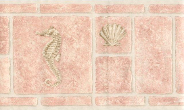 Pink Bathroom Tiles Wallpaper Border   Kitchen Bathroom Wallpaper 640x383