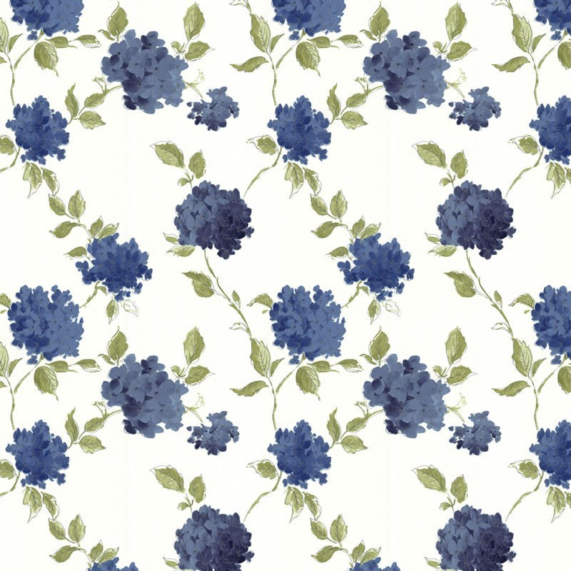 Amelia Blue Cream Wallpaper Buy Online