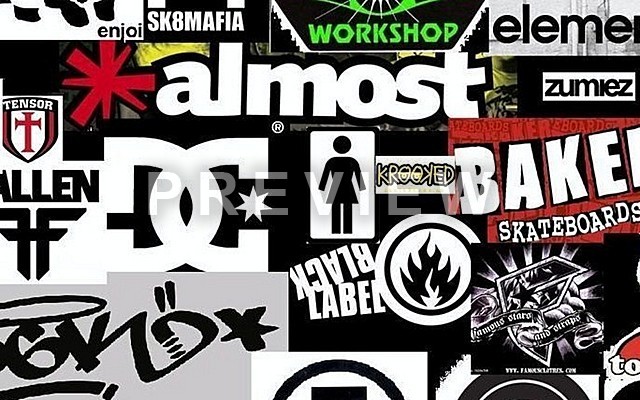 Skateboard Logos Wallpaper iPhone Bra