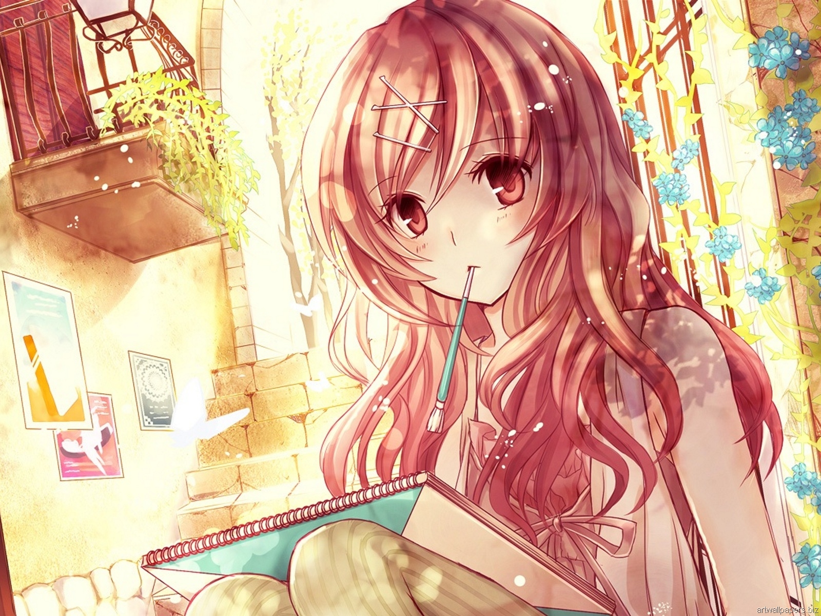 Free Download Anime Wallpapers Art Painting Anime Cg Art Wallpapers