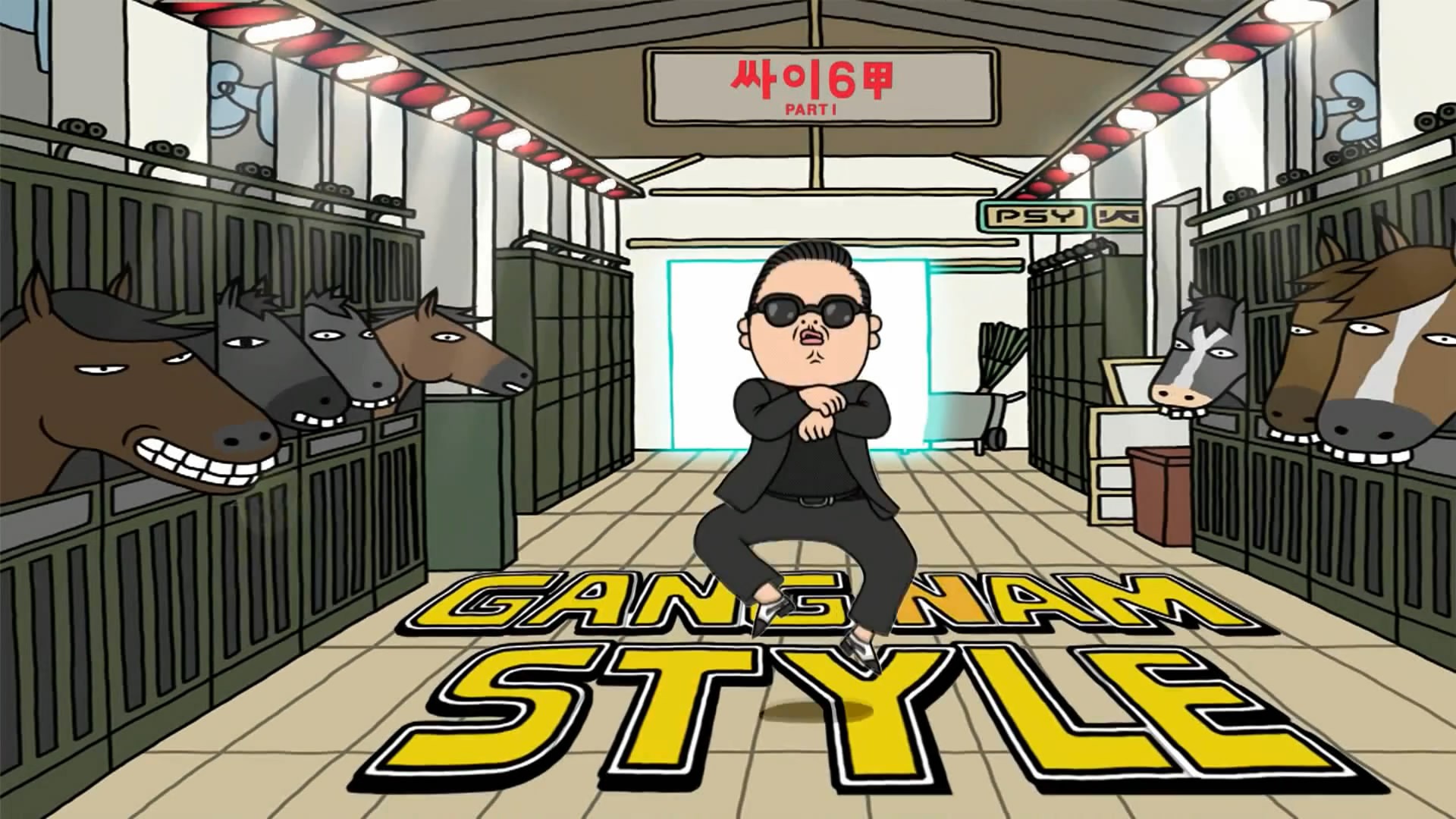 PSY Gangnam Style Cartoon Exclusive HD Wallpapers 3063