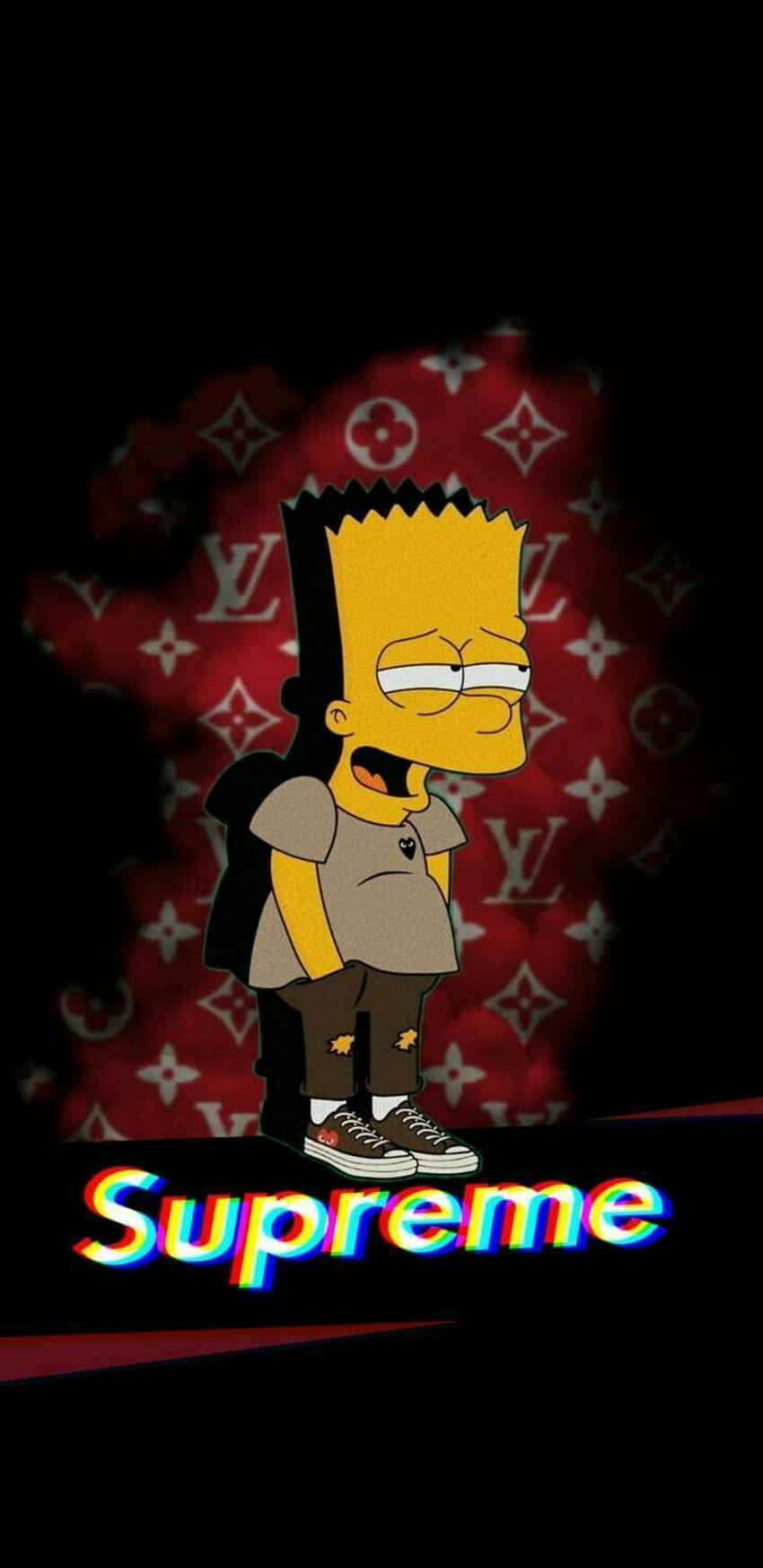 The Dope Simpsons Looking Pretty Fly Wallpaper