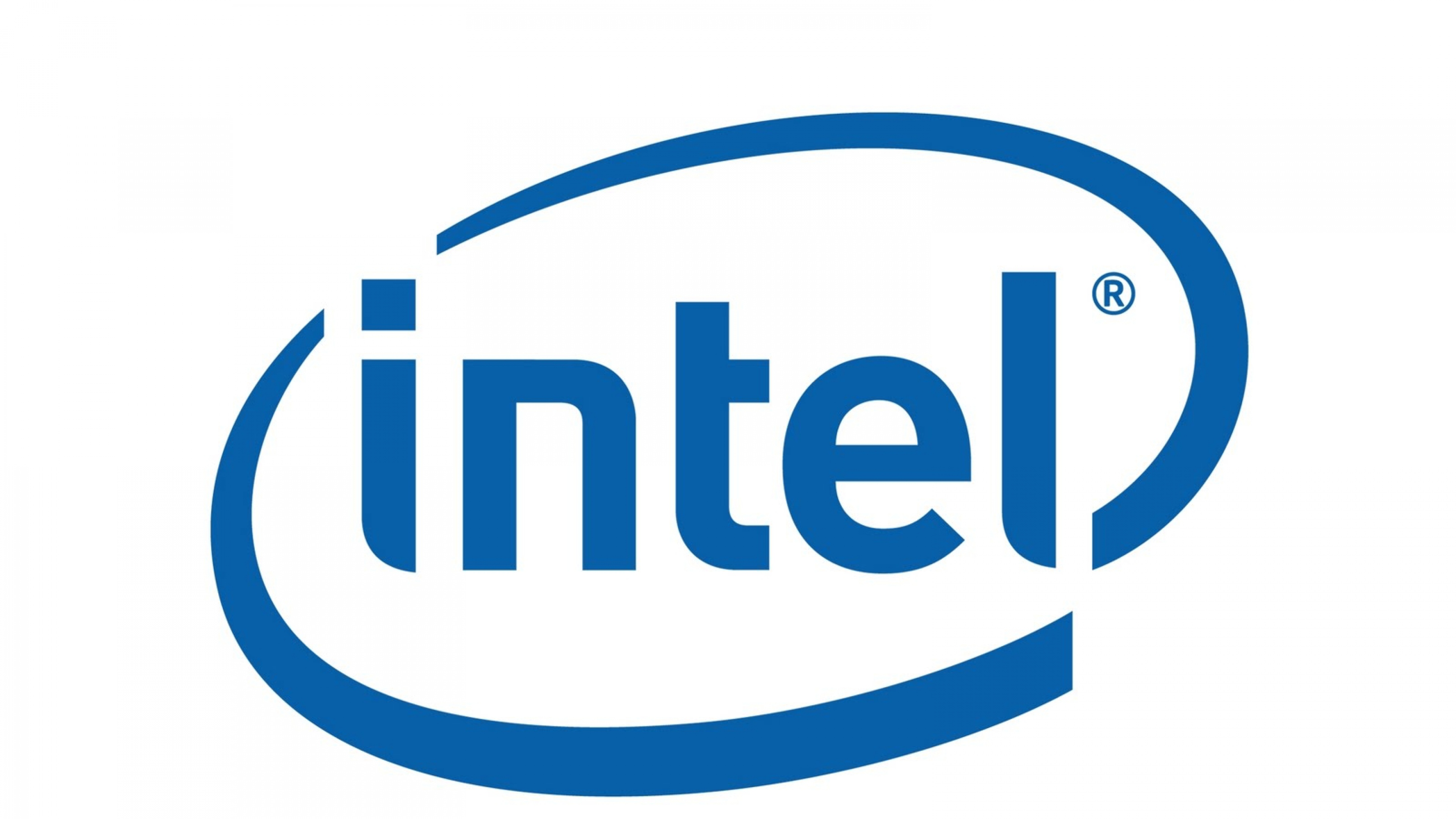  3840x2160 Intel Logo Symbol Brand Wallpaper Background 4K Ultra HD