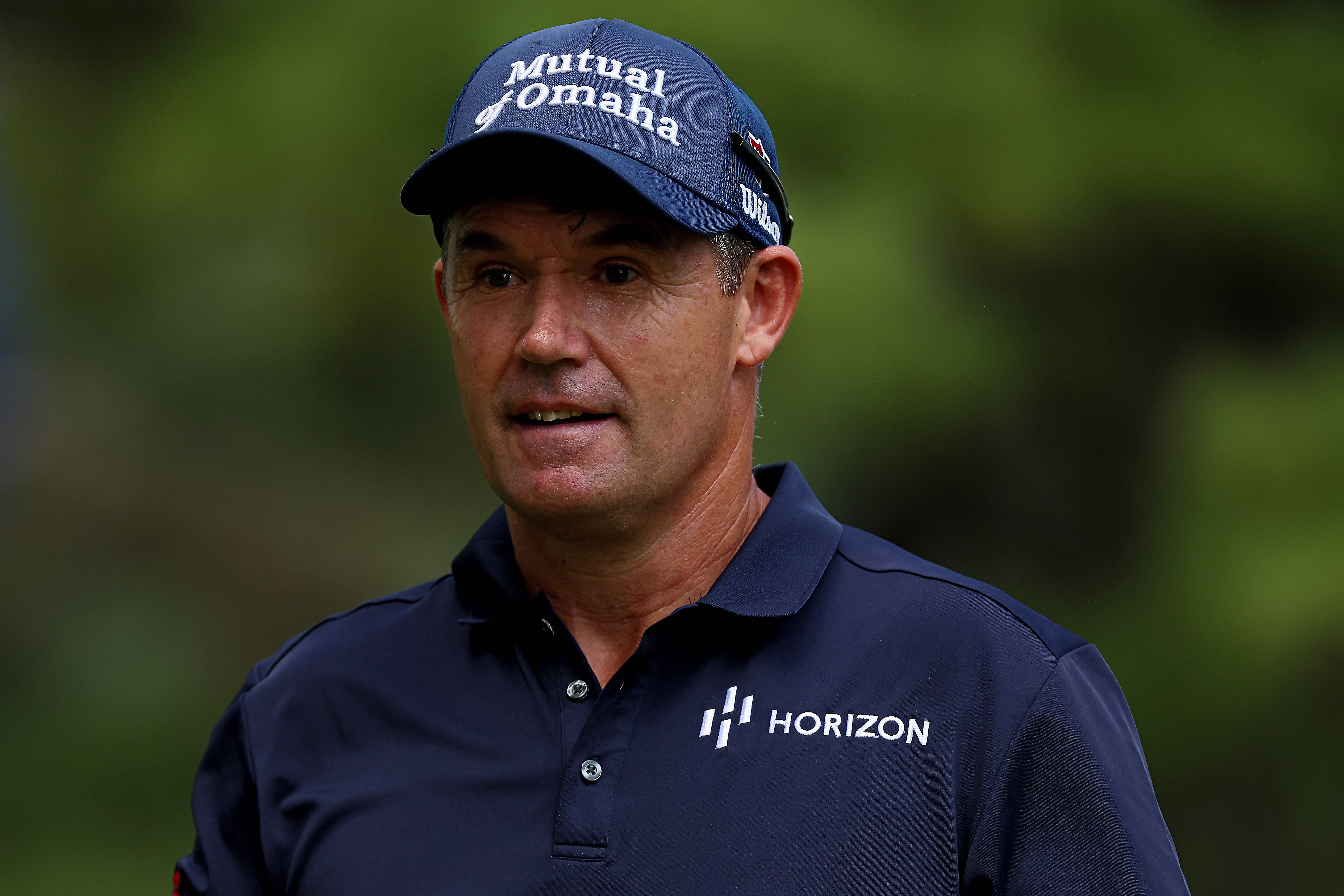 Padraig Harrington In Blue Cap Shirt Wallpaper