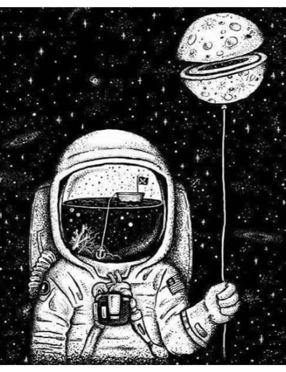Free download Trippy Space Wallpaper Cartoon [985x1280] for your Desktop,  Mobile & Tablet | Explore 42+ Astronaut Girl Aesthetic Wallpapers | Astronaut  Wallpaper, Cool Astronaut Wallpapers, Burning Astronaut Wallpaper