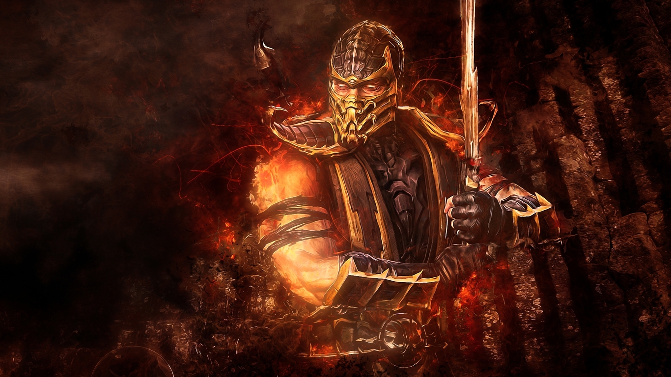 Scorpion Mortal Kombat Deadly Alliance Widescreen Wallpaper