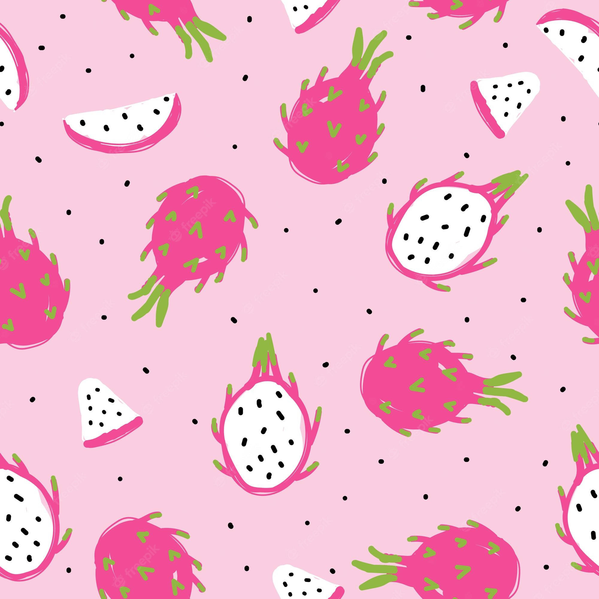 Dragonfruit Thin Slices Food Photography Wallpaper