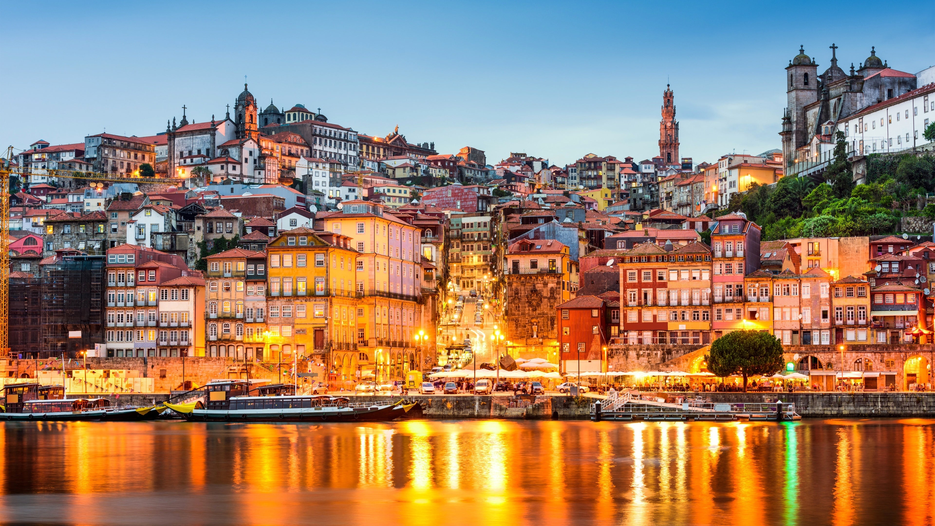 Beautiful Shot Porto Portugal Early Evening 4k Wallpaper