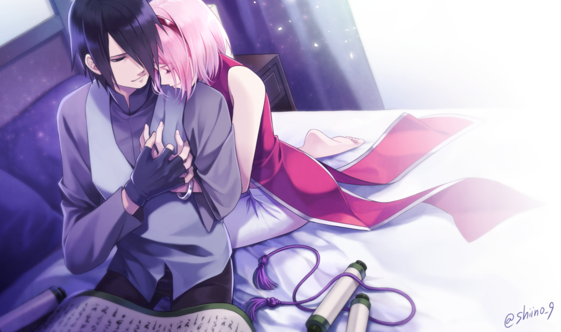 Anime Boruto Naruto Sakura Haruno Sasuke Uchiha HD Wallpaper