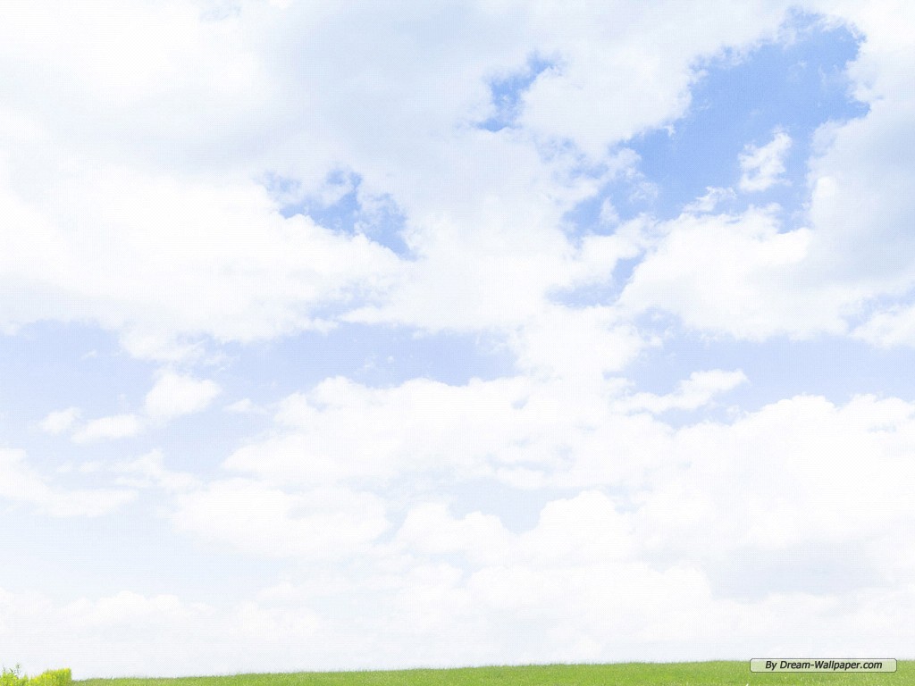 Wallpaper Of Vast Country Field Blue Sky White Cloud