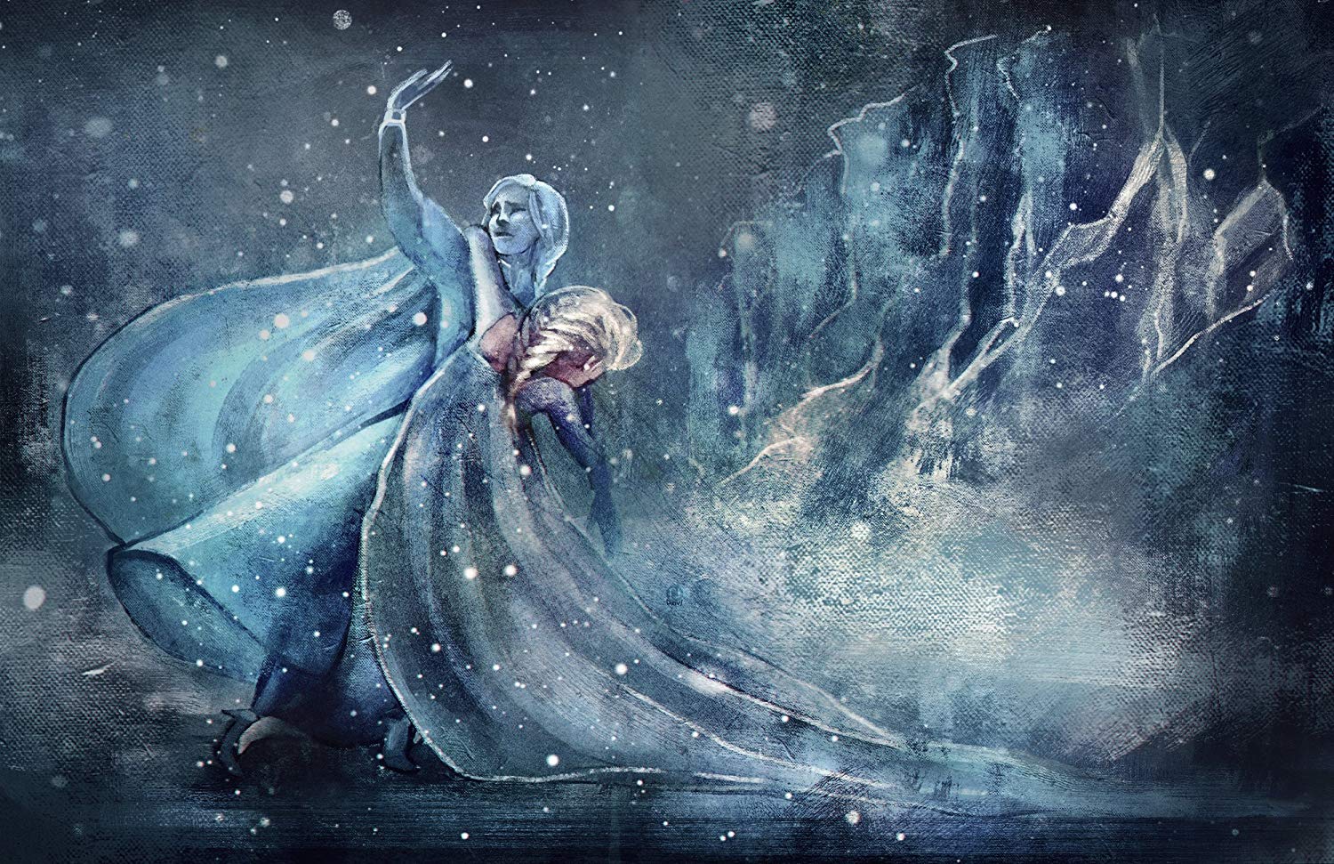 Posterhouzz Movie Frozen Princess Anna Arendelle Elsa Snow HD