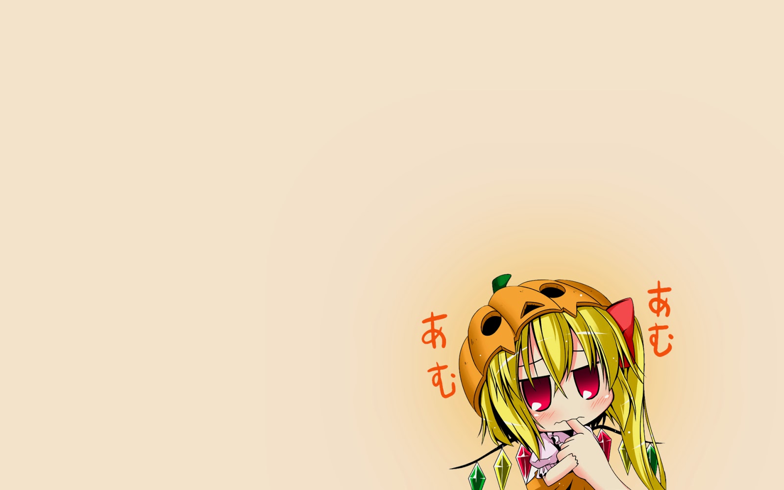 Halloween Cute Girl Kawaii Pumpkin HD Wallpaper Y1