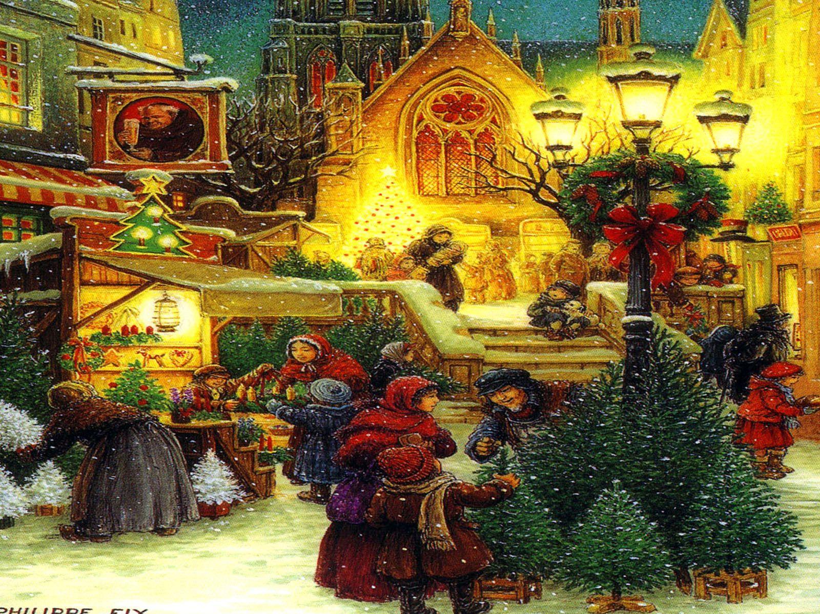 Christmas Wallpaper Christmas wallpaper Christmas pictures Old