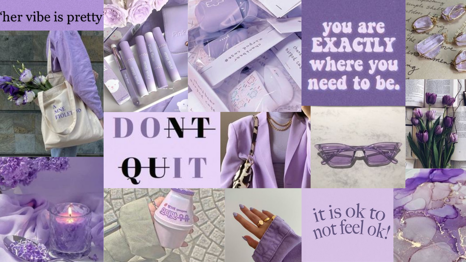 Aesthetic Purple Wallpaper