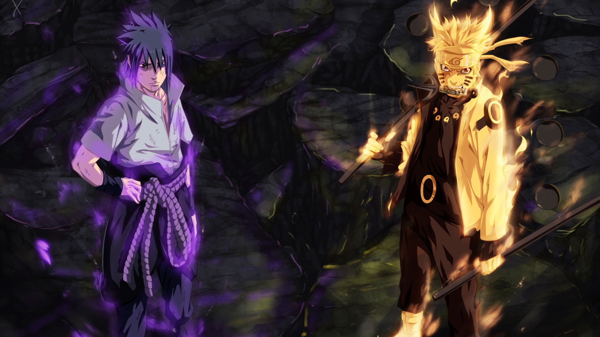 Naruto Vs Sasuke Wallpaper