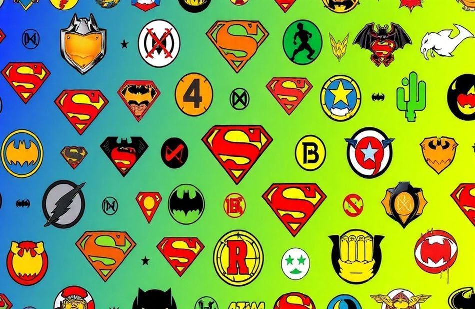Superheroes Logos Wallpaper