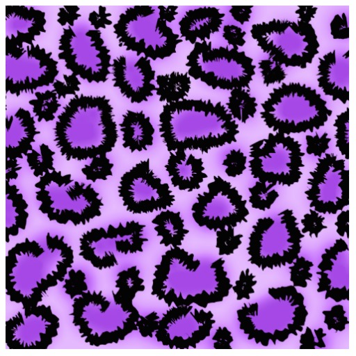 Purple and Black Leopard Print Pattern Photo Cut Outs Zazzle