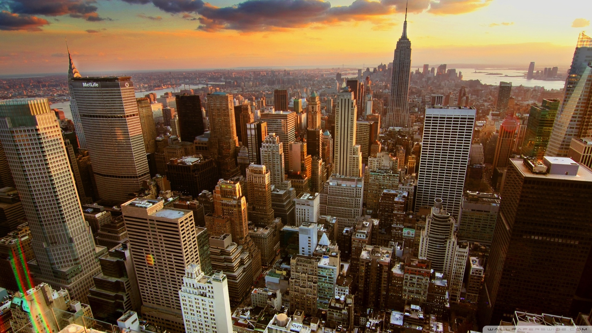 Aerial Of New York City 4k HD Desktop Wallpaper For