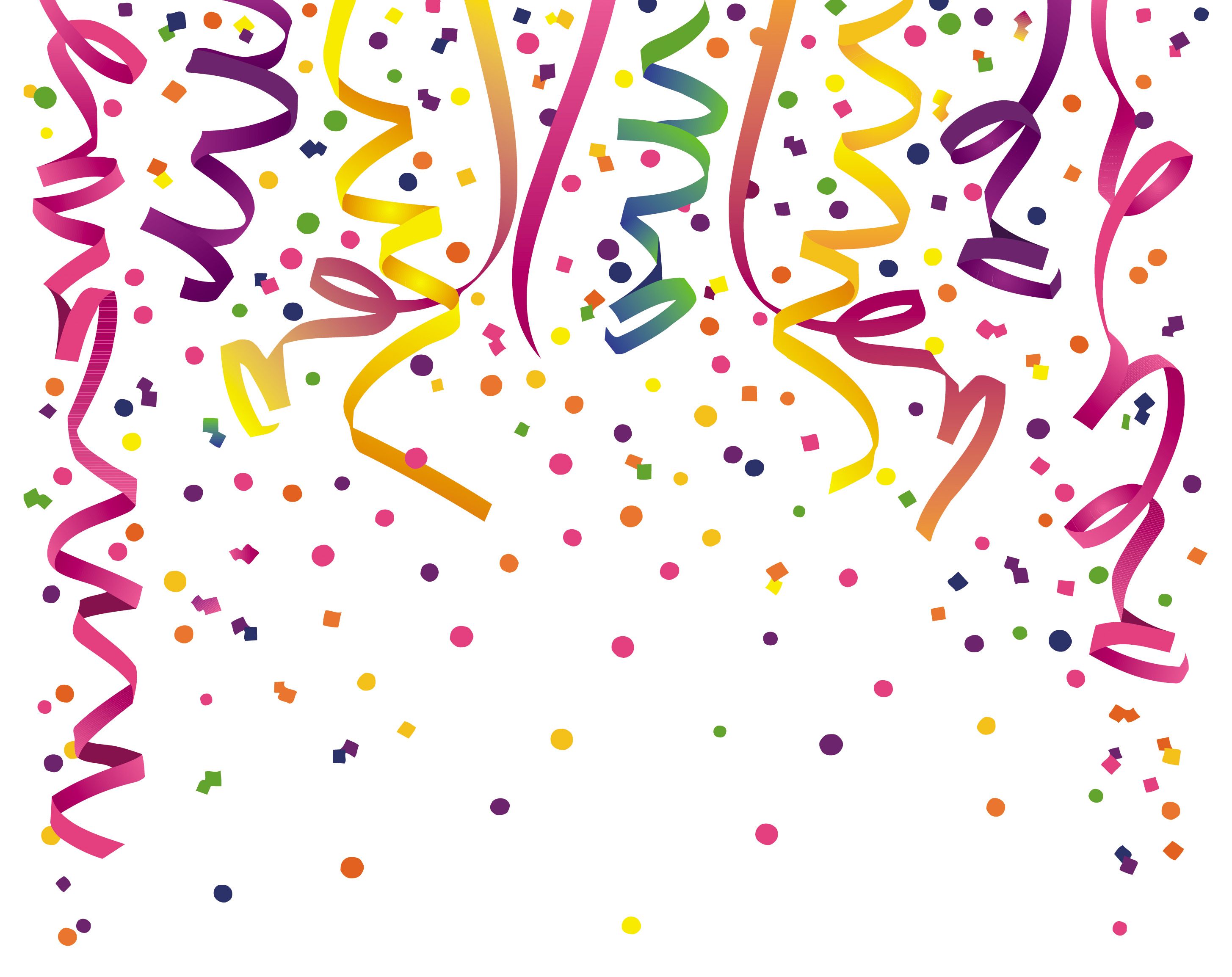 Confetti Wallpaper Top Background