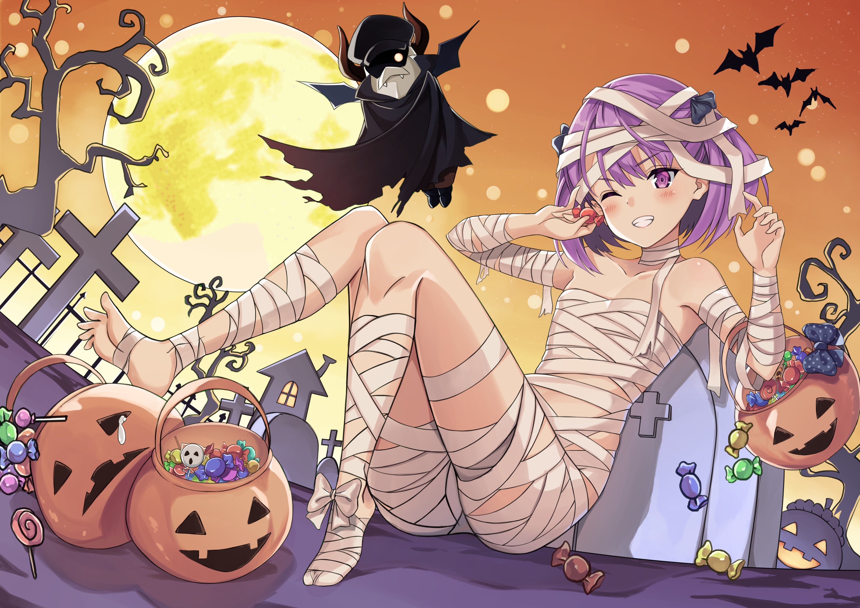 Happy Halloween from Mahoko  Kisegi  Whats your favorite spooky  anime  Instagram