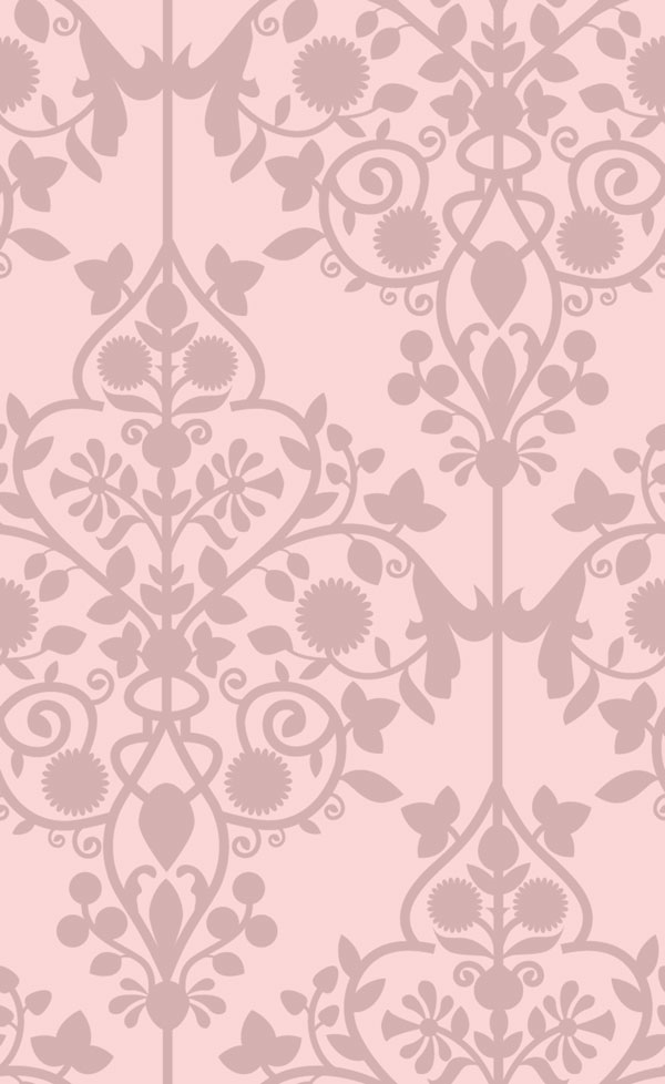 Diane S Digital Damask Pink Scalable Shown 12hx19v Repeat Dig
