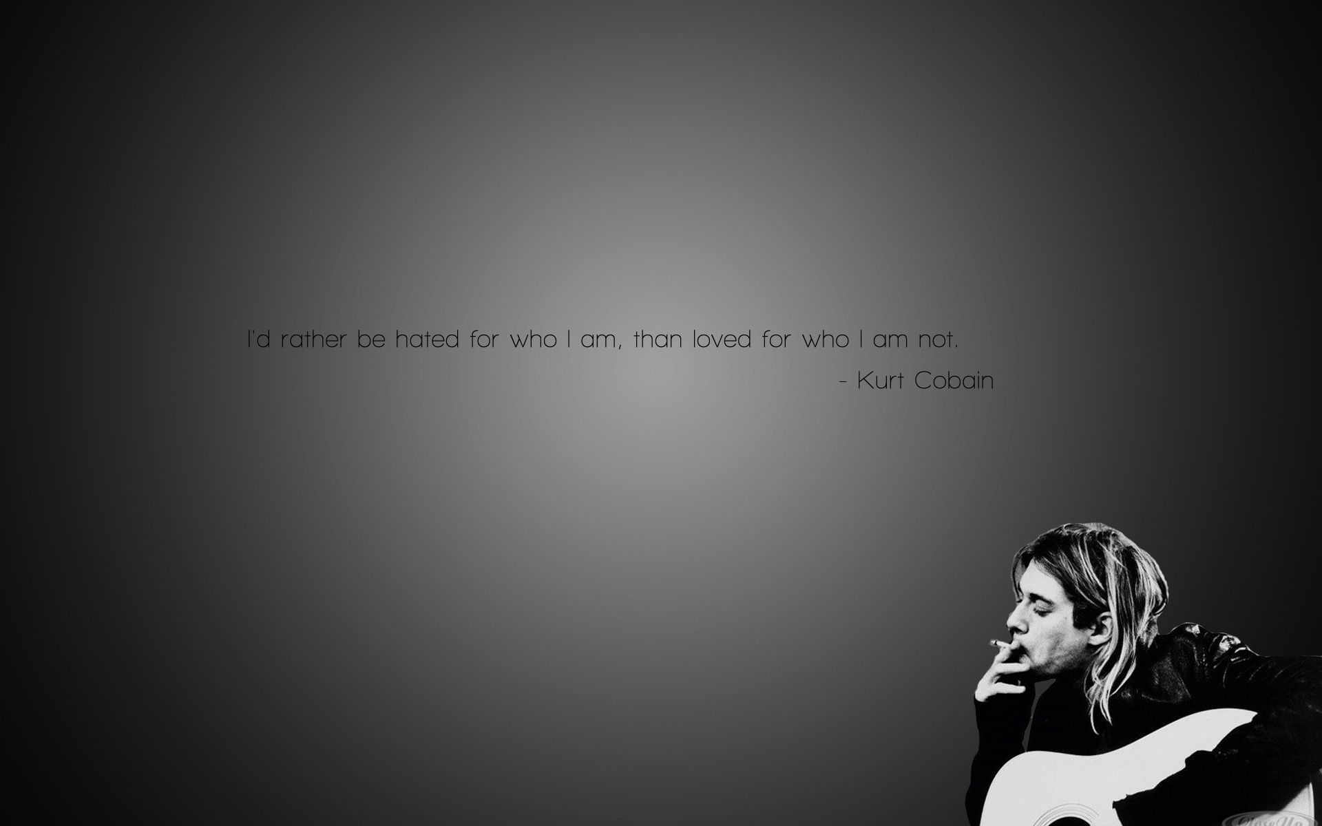 Grunge Quotes Nirvana Kurt Cobain Cigarettes Wallpaper Background