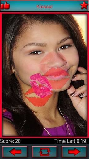Zendaya Coleman Kissing Game App for Android