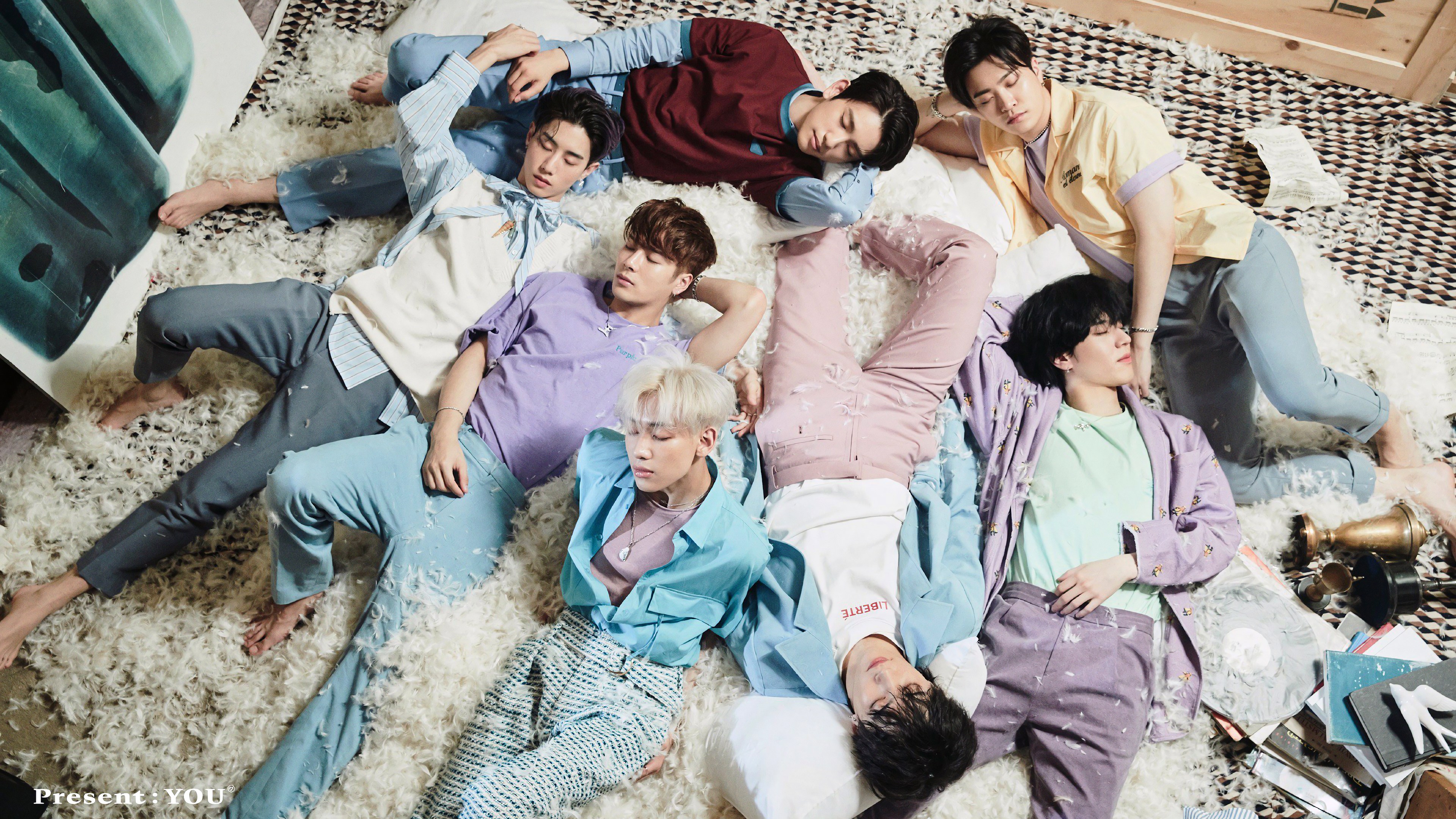 Got7 Lullaby Present You Group Members 4k