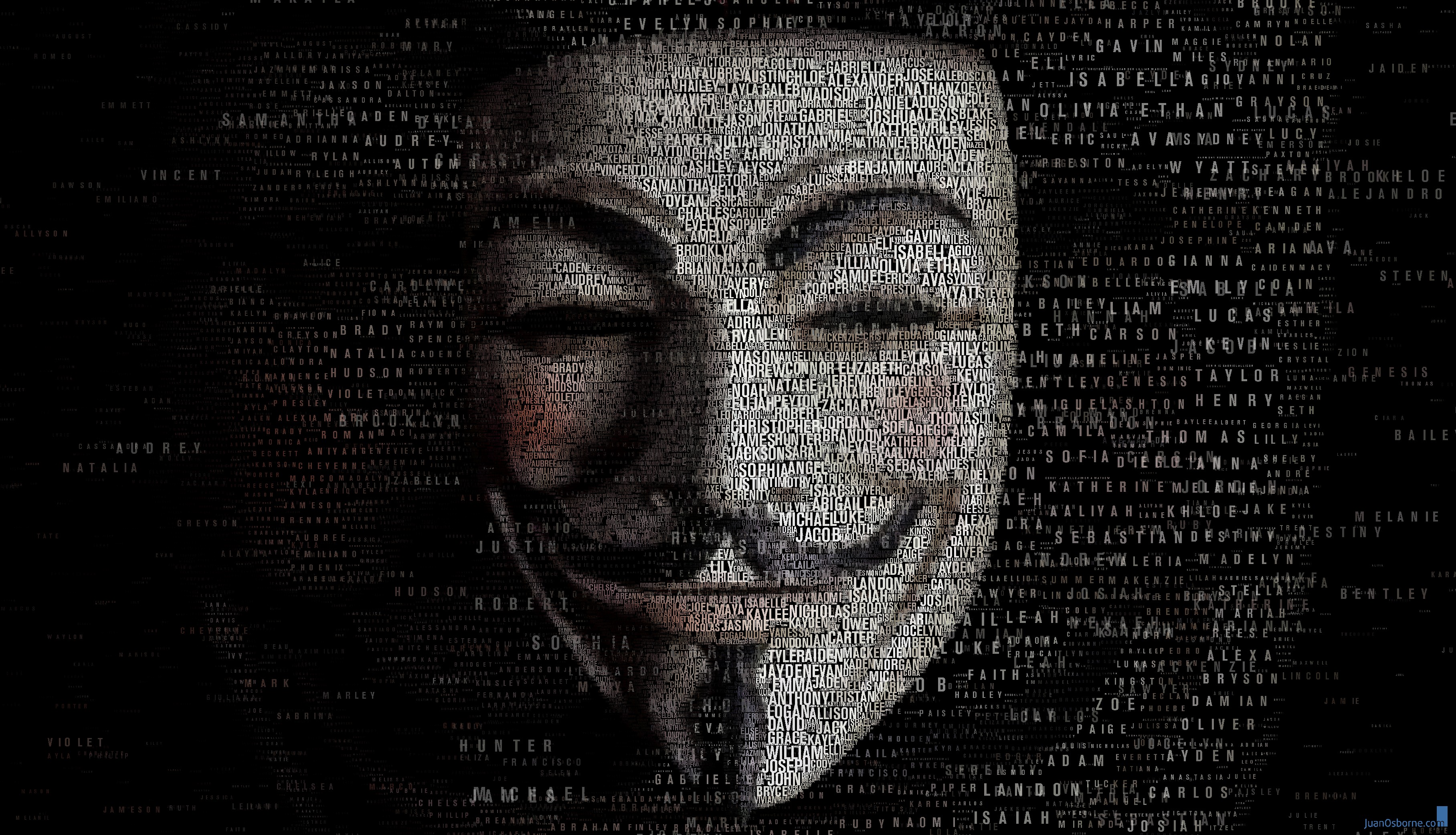 Wallpapers Images Photos pour anonymous wallpaper full hd 3632x2083