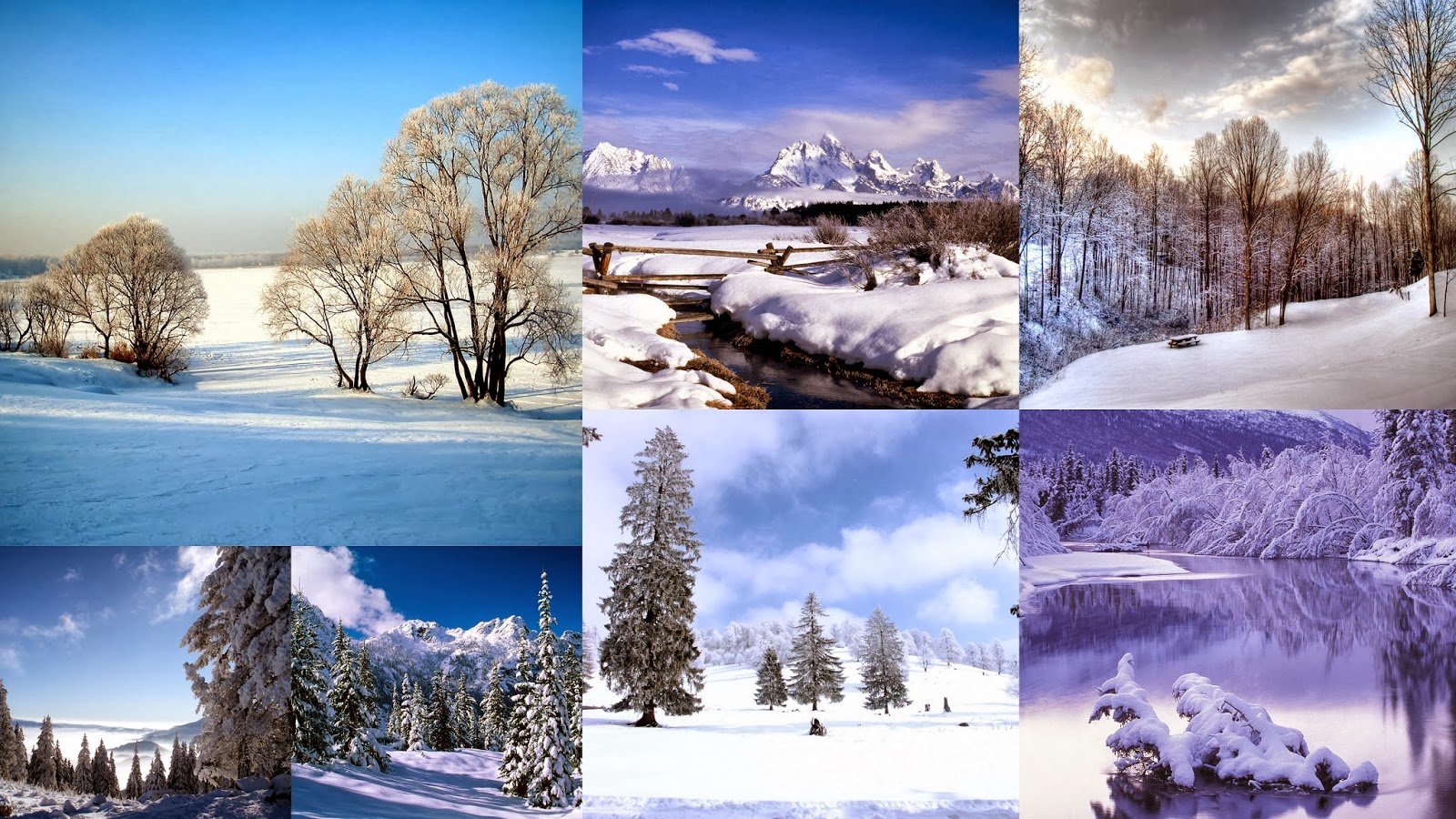 Beautiful Winter Scene iPad